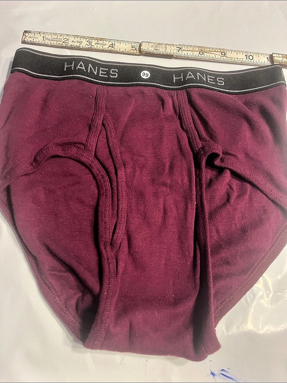 99¥. Hanes classic Comfort Fit Briefs Men's Purple Briefs 🩲 medium